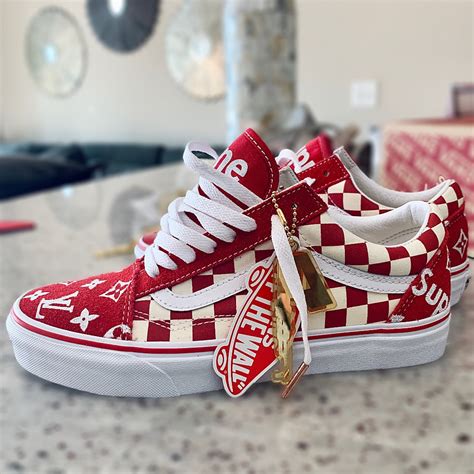 vans old skool supreme x louis vuitton|supreme x louis vuitton jacket.